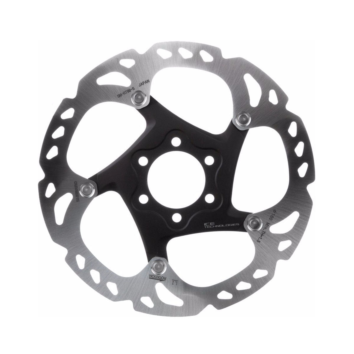 Shimano (RT86) Disc Rotor Unit for 6-Hole Hub 203mm